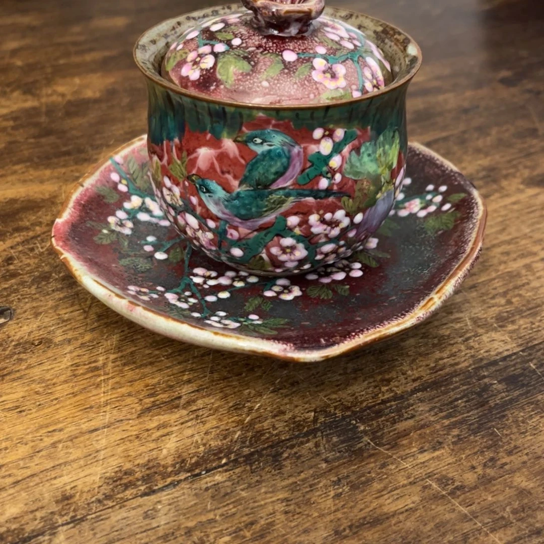 杯晴*景德镇纯手工手绘陶瓷