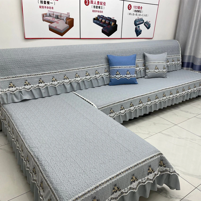 防滑沙发垫直排高档四季通用沙发垫长条中式沙发套盖布加厚全盖