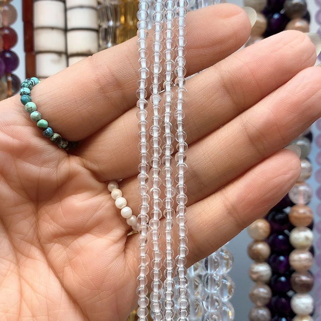 玛瑙/玉髓合金珠宝半成品白水晶卡3