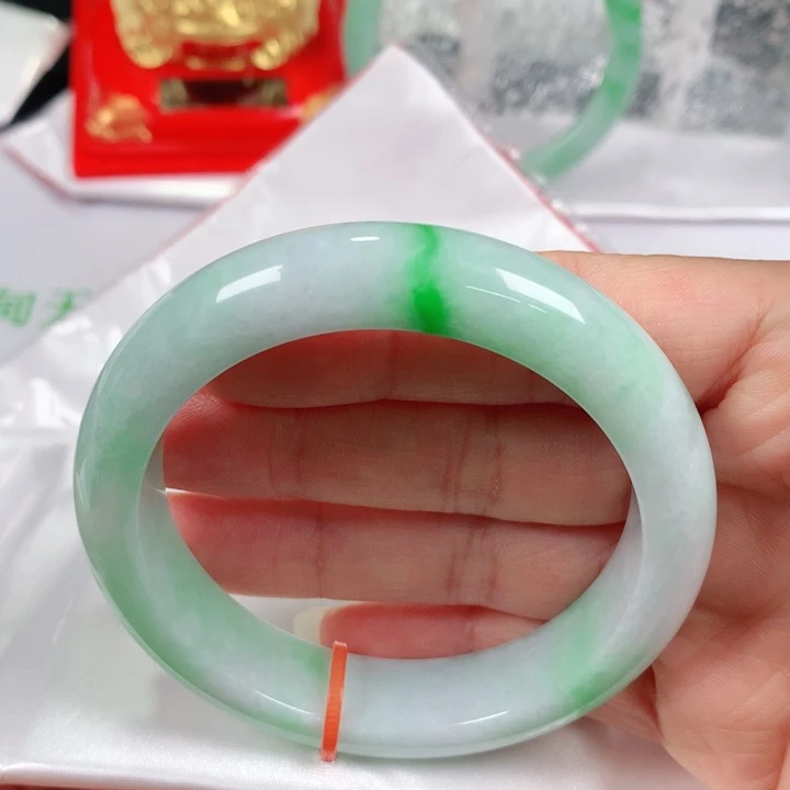 未镶嵌手镯翡翠   编号0145 正圈54+