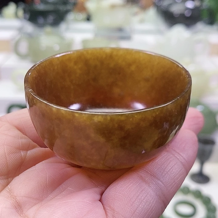 未镶嵌和田玉挂件茶杯55m l