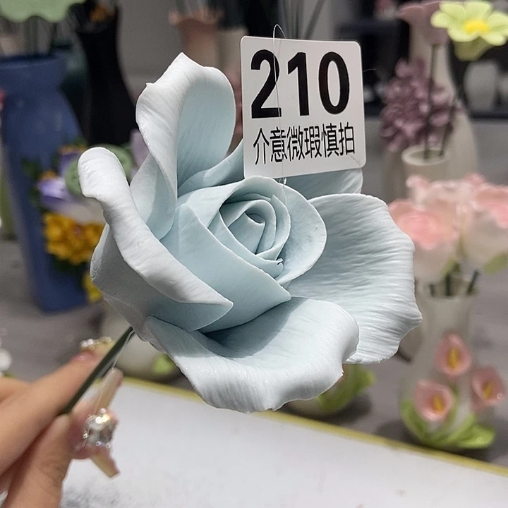 陶瓷纯手工捏花设计