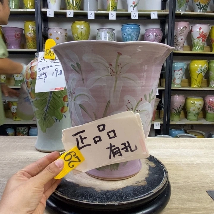 景德镇高温陶瓷花盆