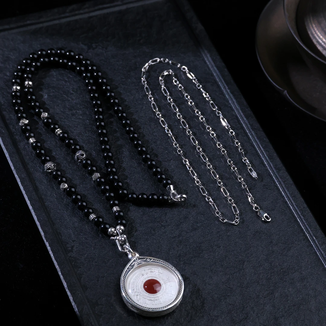 吊坠925银 【思嘉】梵安·四向周全四面佛吊坠（带链子）YT0001+AA0395