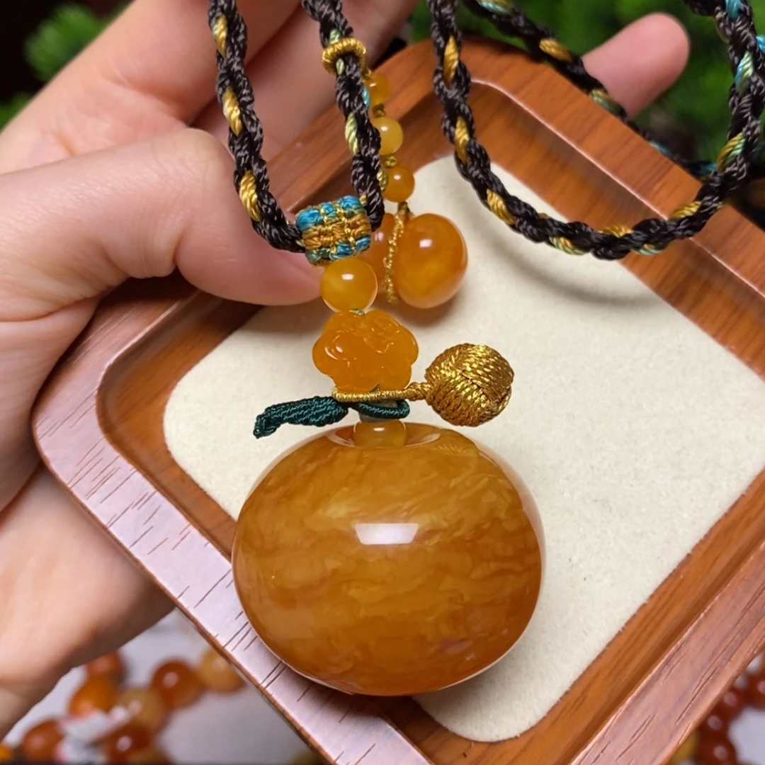 【闪购商品】蜜蜡颈饰未镶嵌项链