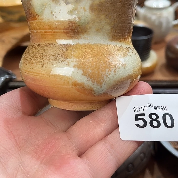 沁庐柴窑古法柴烧全手工茶具