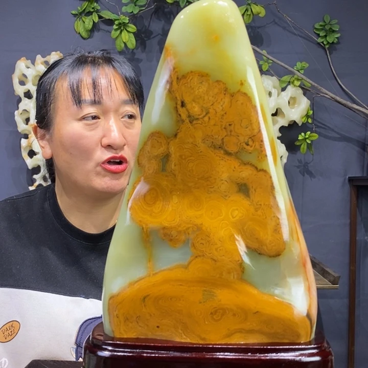 石材伊朗古青石摆件