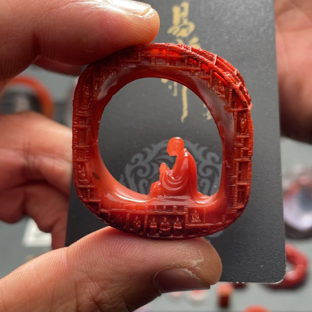 南红玛瑙未镶嵌挂件