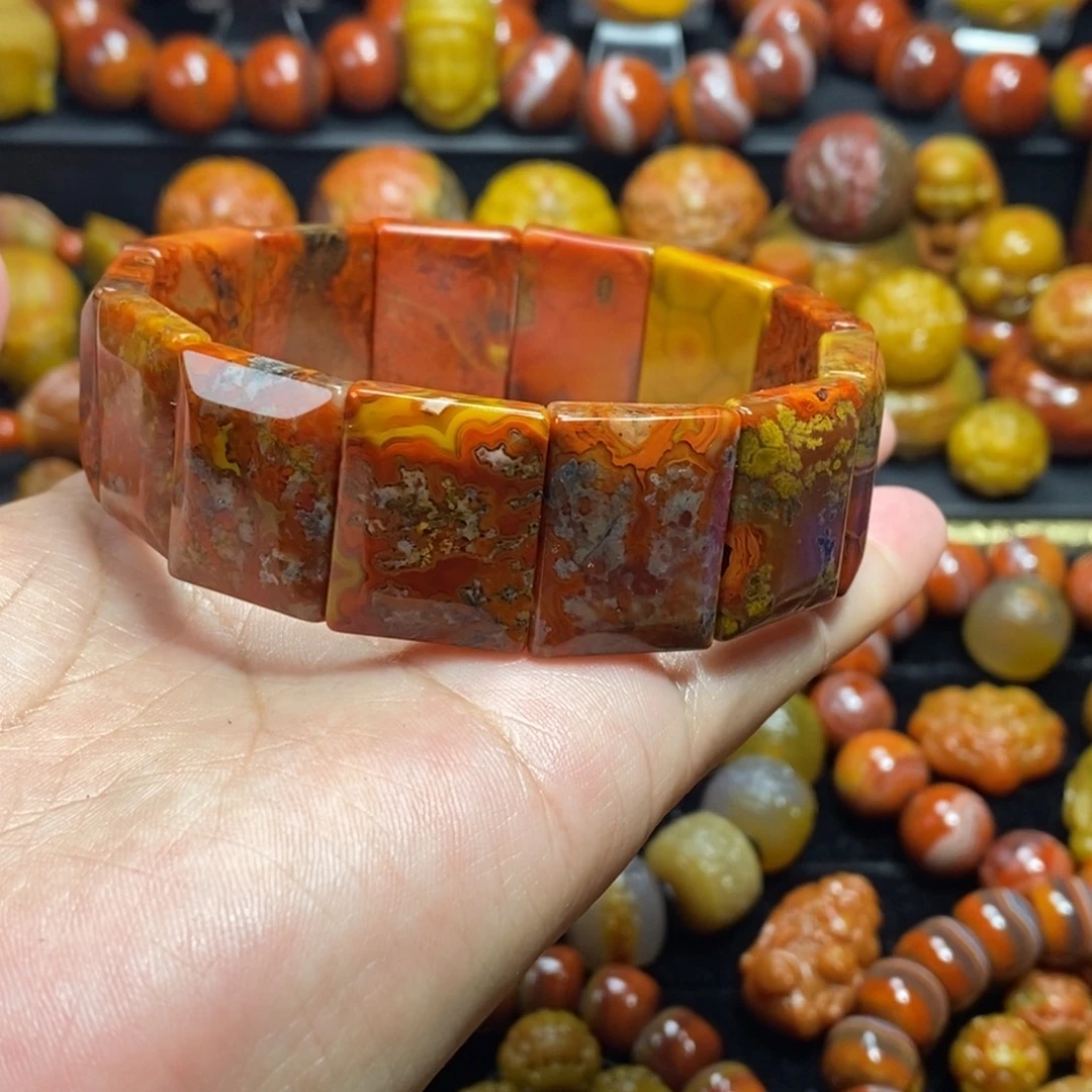 用***4玛瑙/玉髓未镶嵌战国红