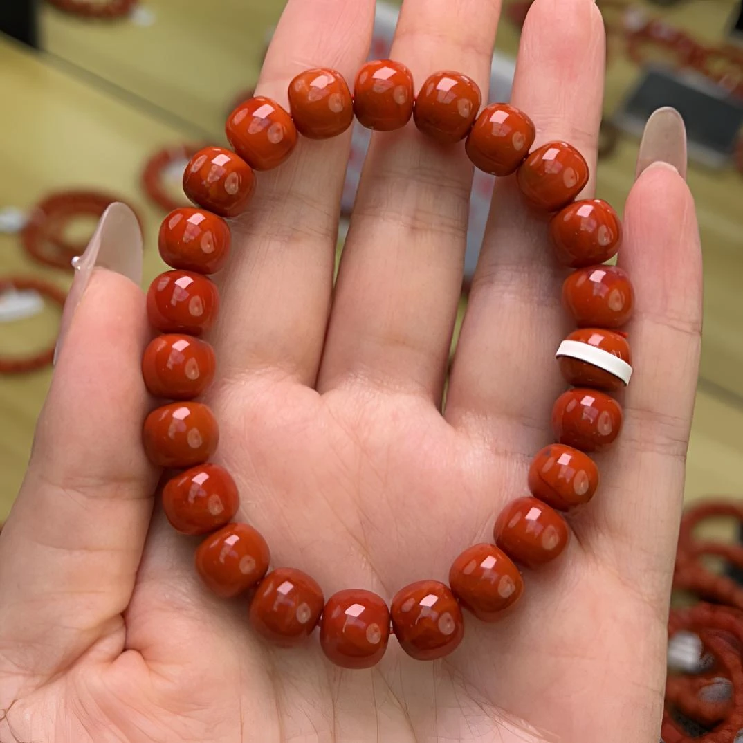 【小刘南红】瓦西南红老型火焰一级9mm 多样性发一