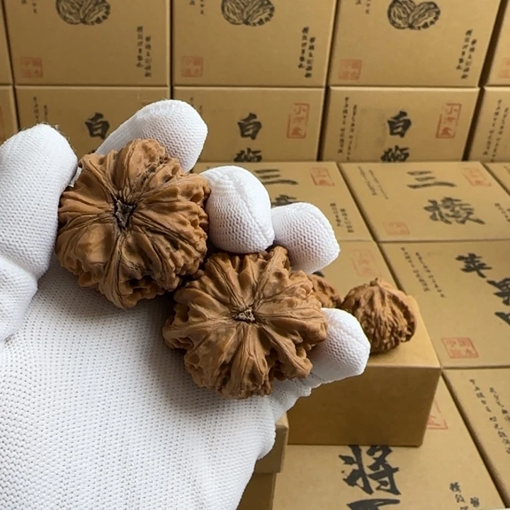 文玩核桃吊坠昵***置玉龙三棱