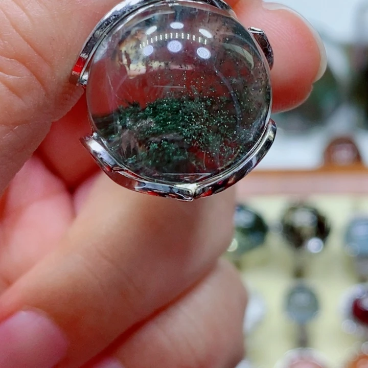 水晶戒指未镶嵌水晶