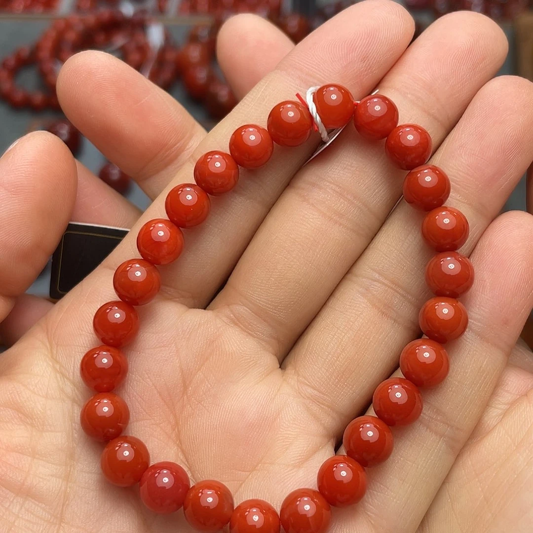 未镶嵌手串南红玛瑙7