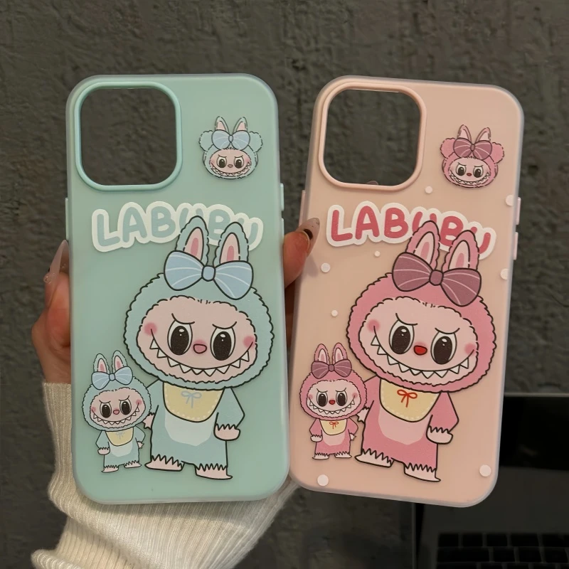 叉腰小可爱适用苹果16pro创意iPhone15果冻手机壳可爱防摔华为p60