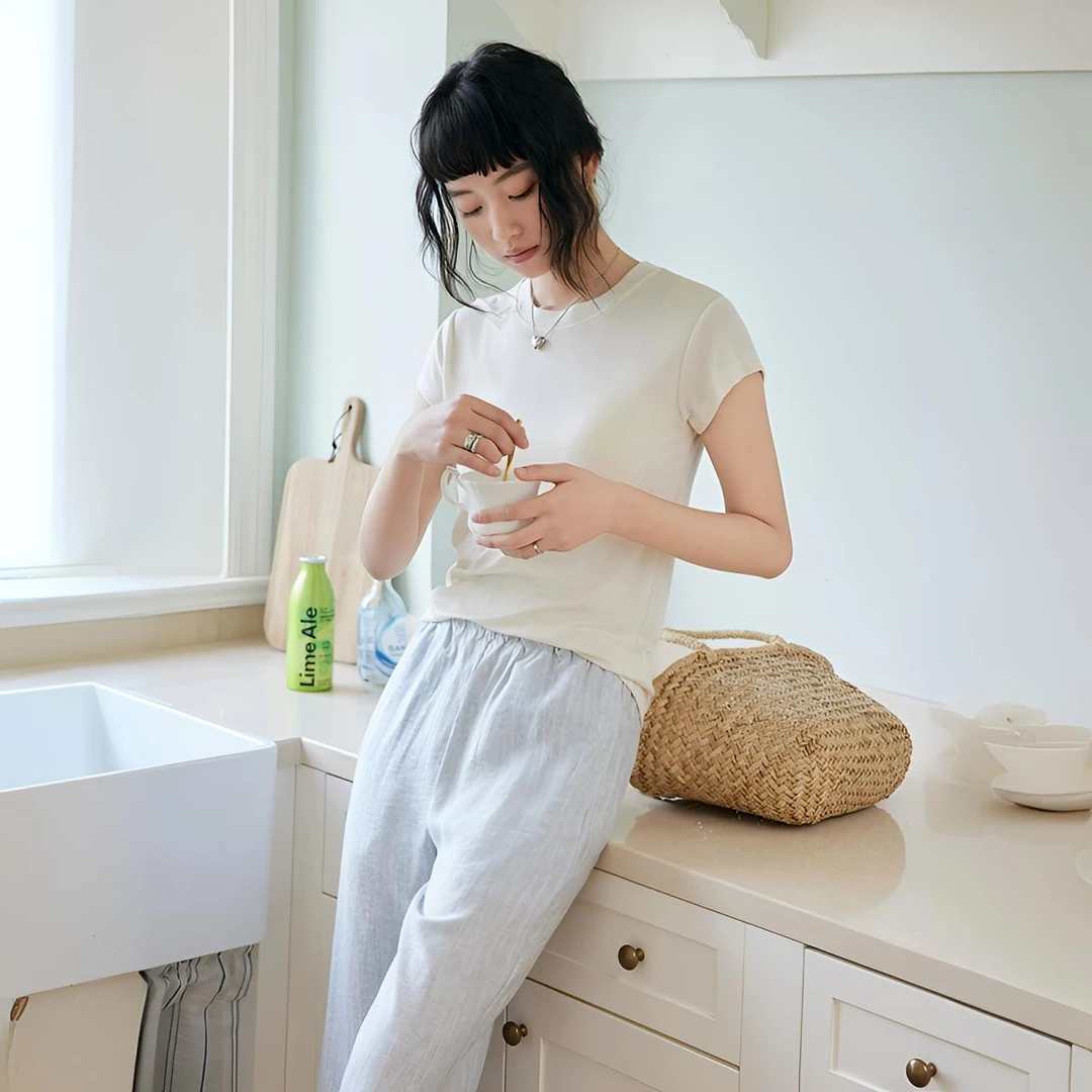 ｜高端天丝醋酸羊毛T｜柔滑垂顺｜透气亲肤｜日常休闲轻奢穿搭