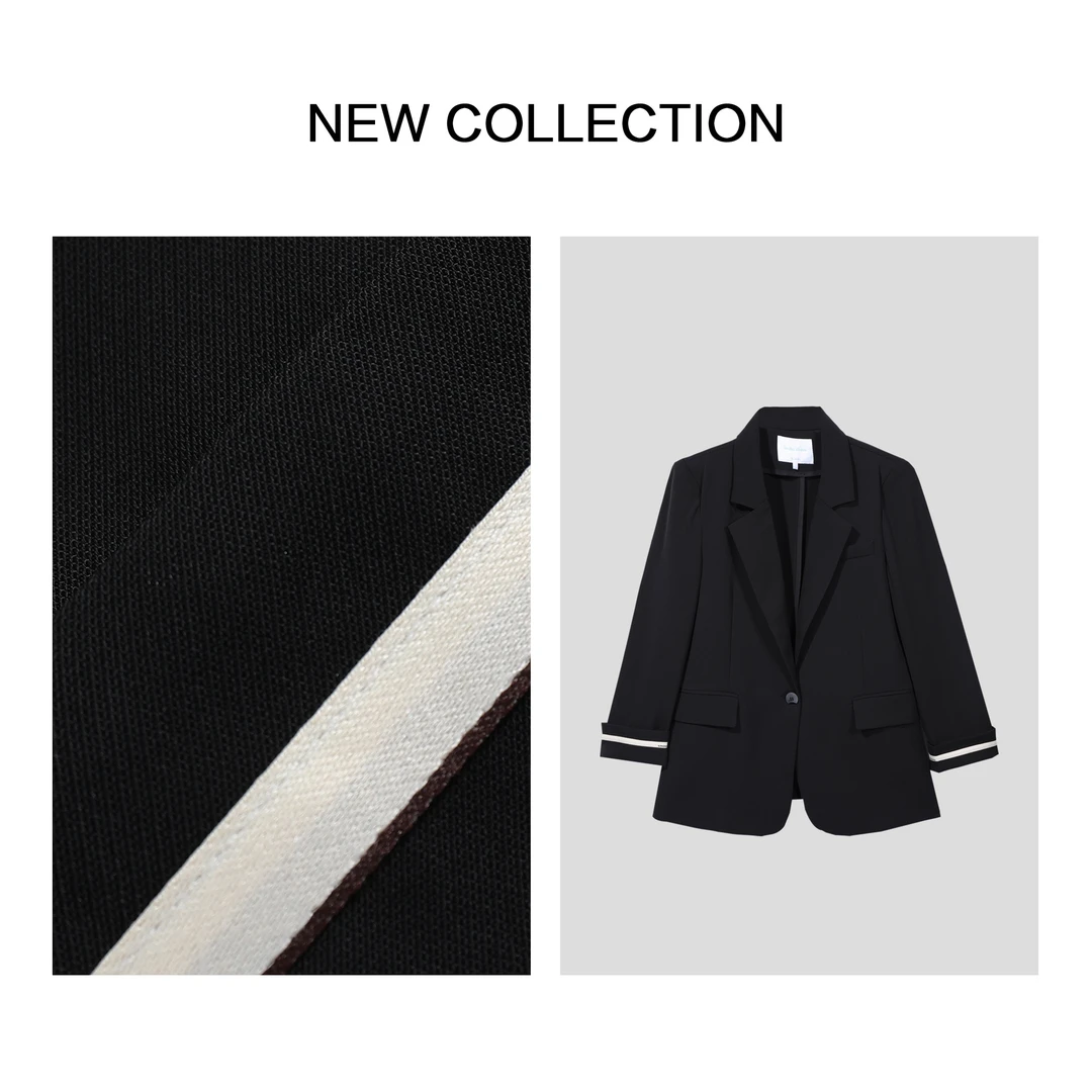 【婷婷专属】W1F36061B 办公室时尚：春季女士外套 专业优雅