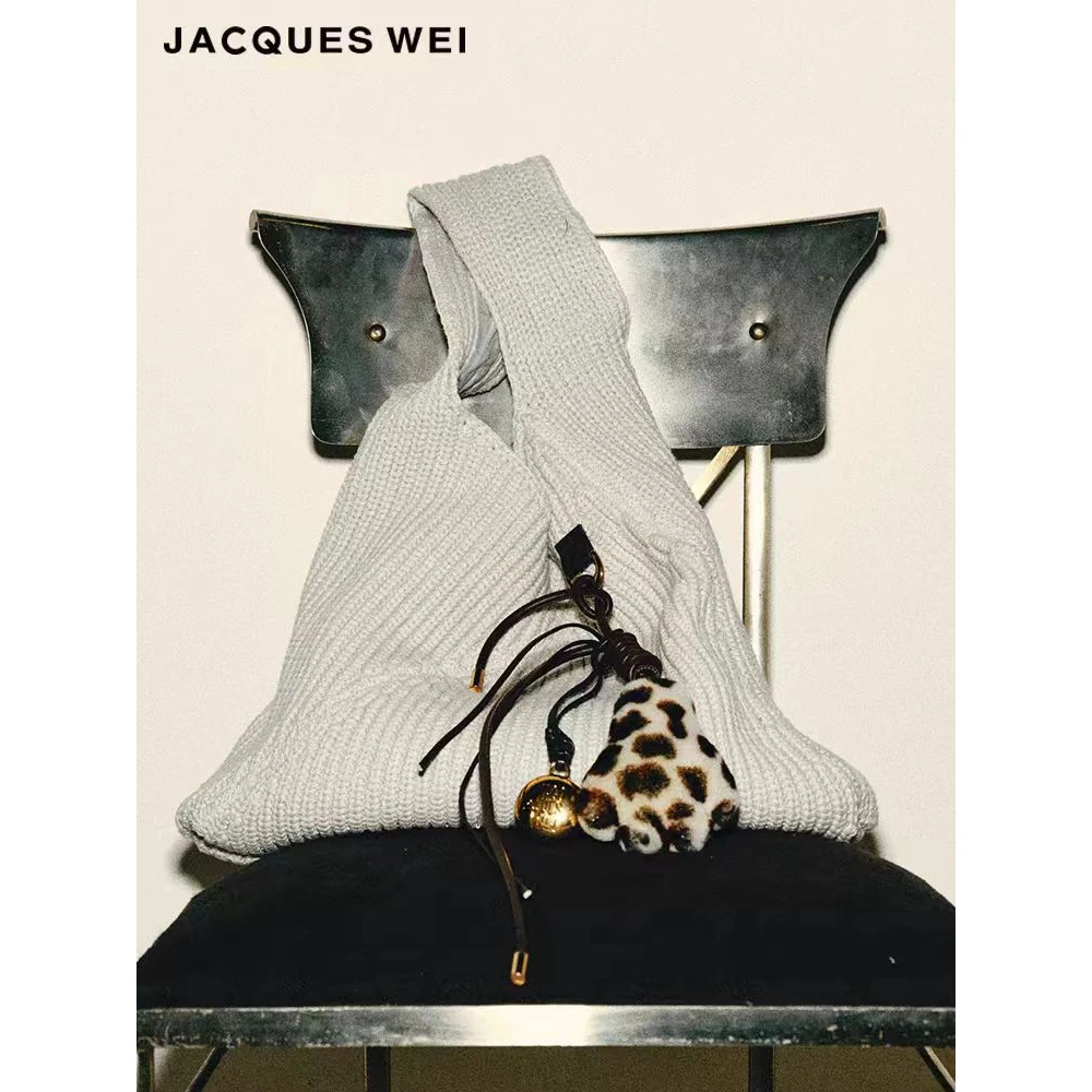 JACQUES WEI豹爪针织托特包JW042D001