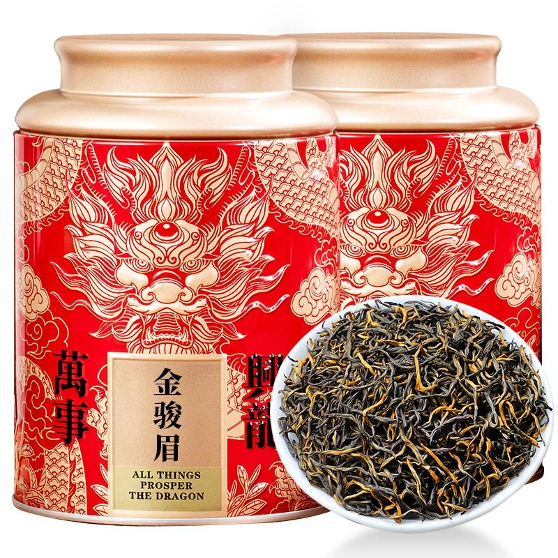 武夷红茶新茶金骏眉红茶蜜香型宗福建浓香型金骏眉茶叶罐装送礼