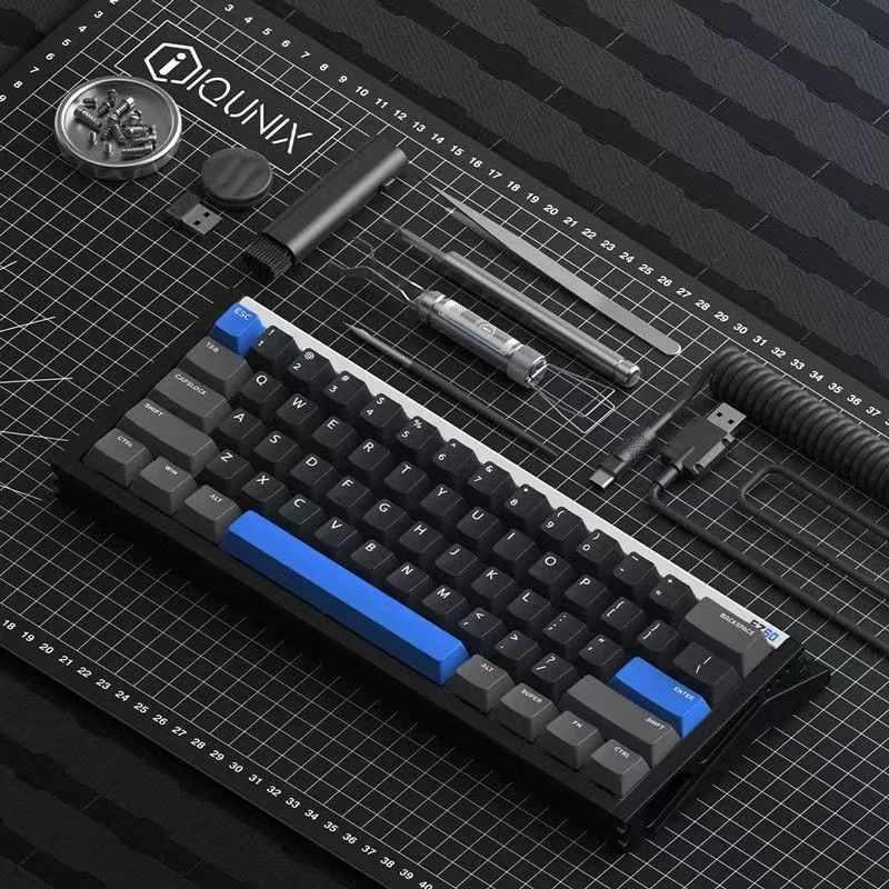 磊姐精选IQUNIX EZ63全铝磁轴键盘游戏电竞粉色磁玉轴Pro巨稳
