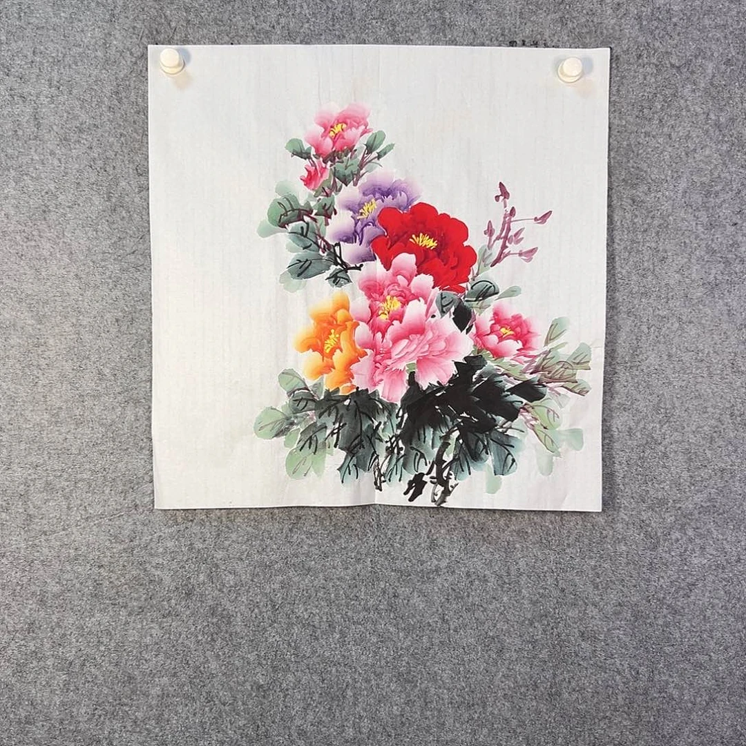 国画101 牡丹花等经济植物和花卉资源