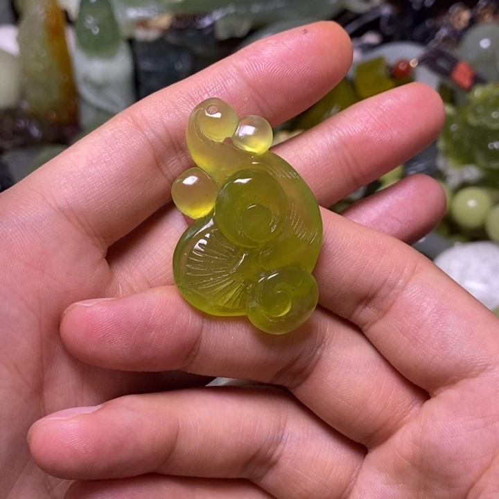 岫玉未镶嵌岫玉颈饰