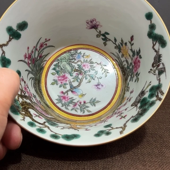 摆件精品陶瓷花鸟摆件