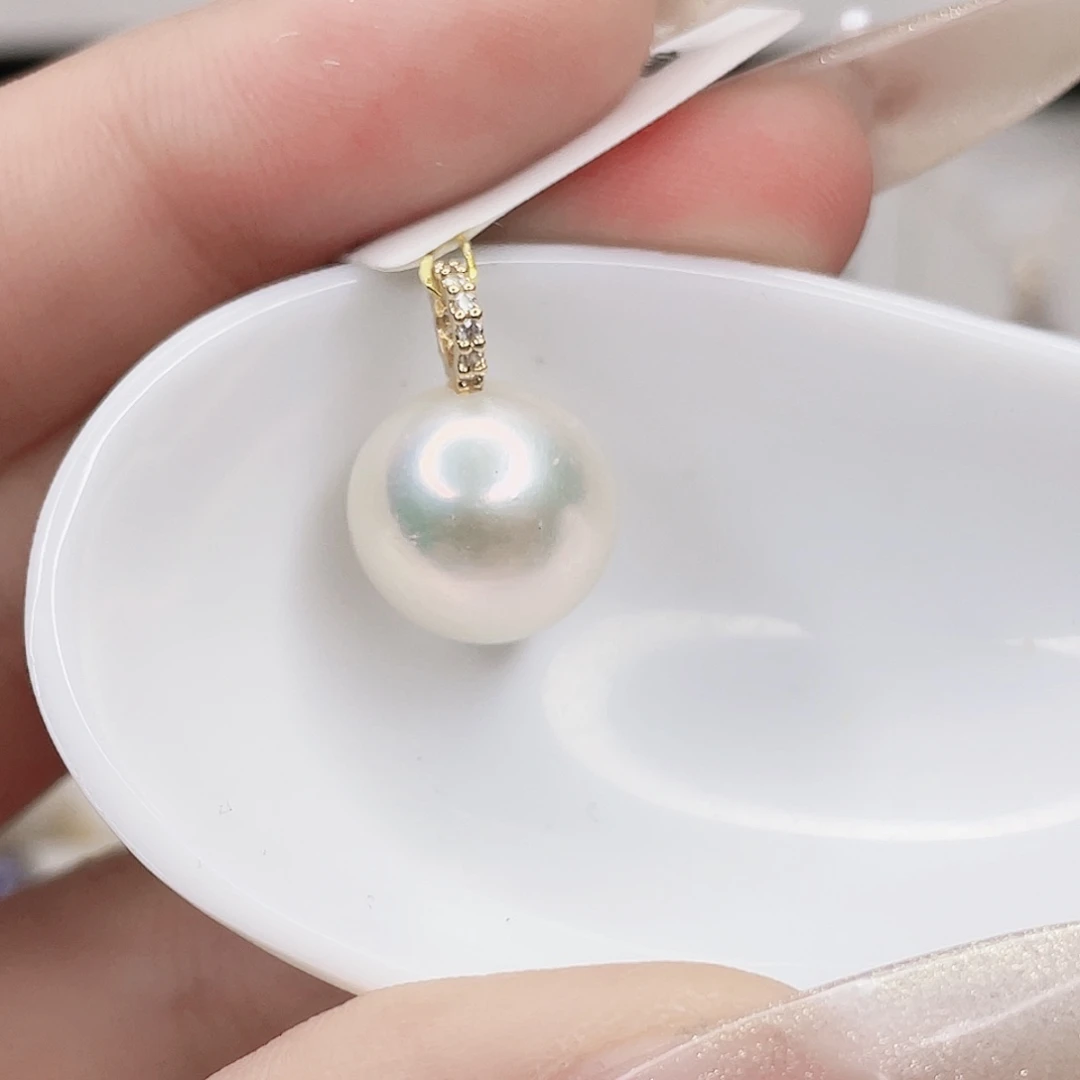 合金淡水珍珠吊坠(赠链)