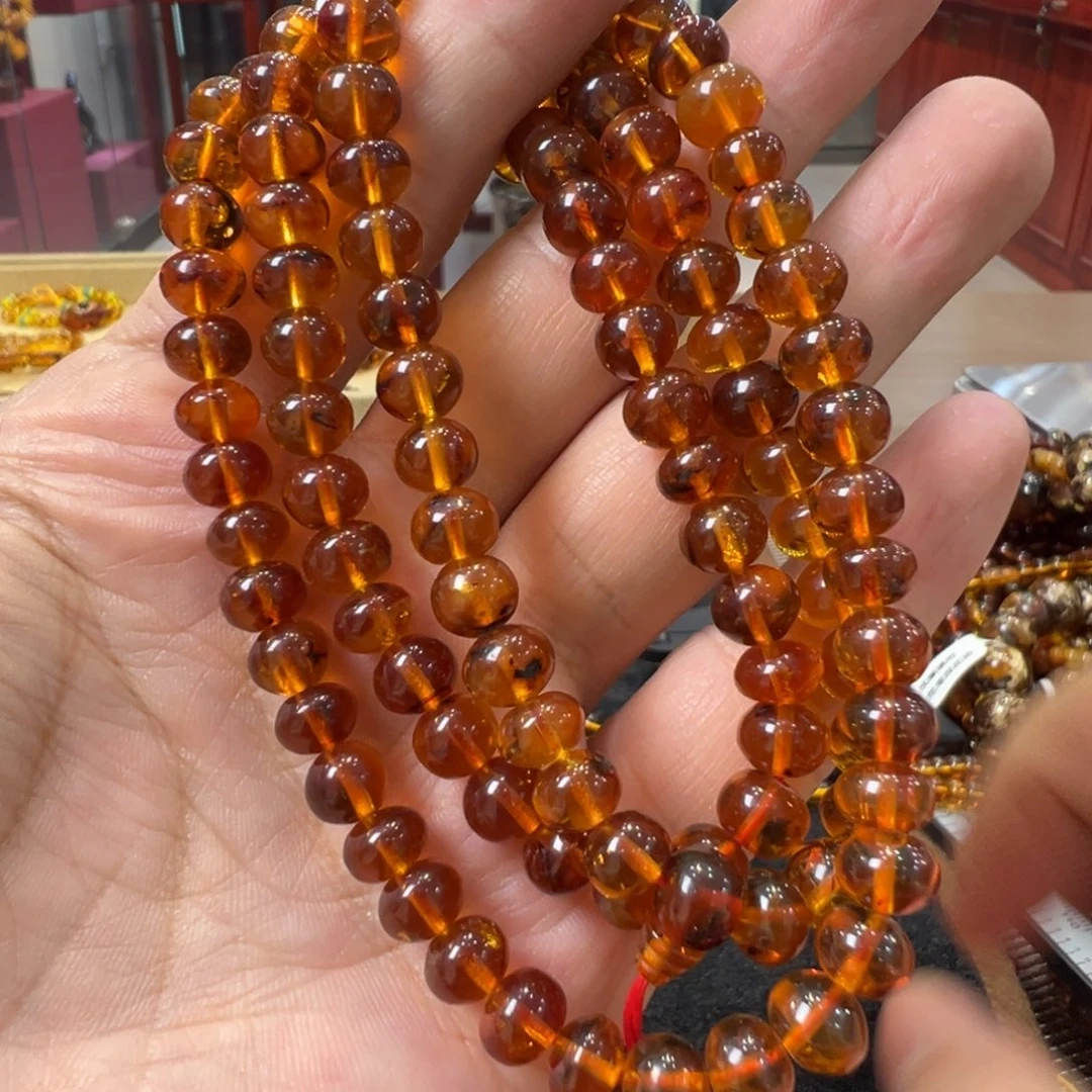 琥珀未镶嵌裸石抚顺琥珀7m➕