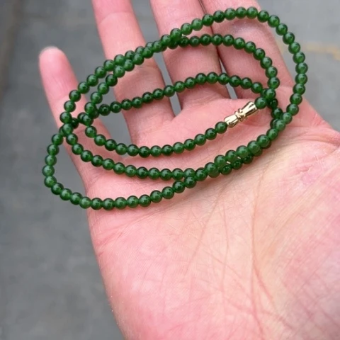 【闪购商品】和田玉（碧玉）项链未镶嵌