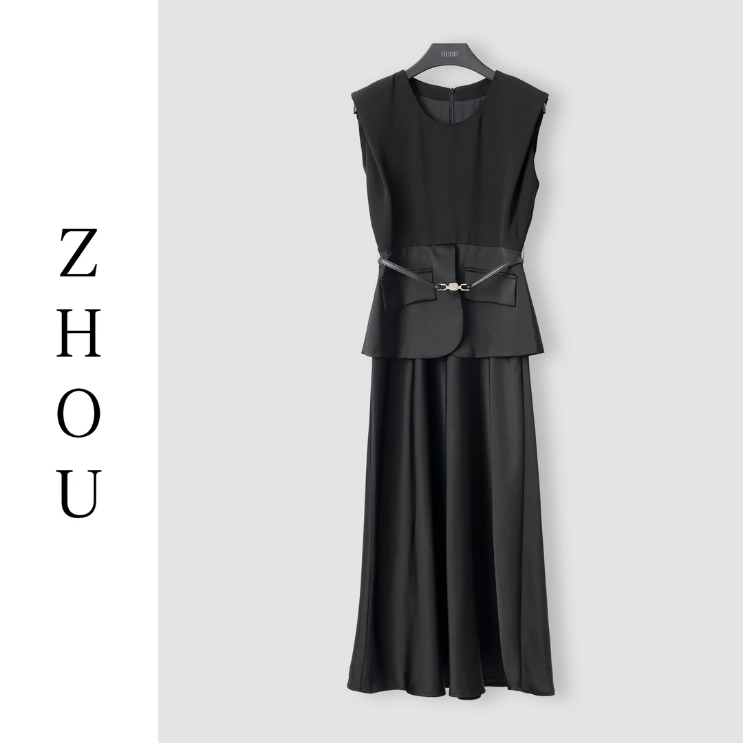 （周哥甄选）黑色连衣裙-22393