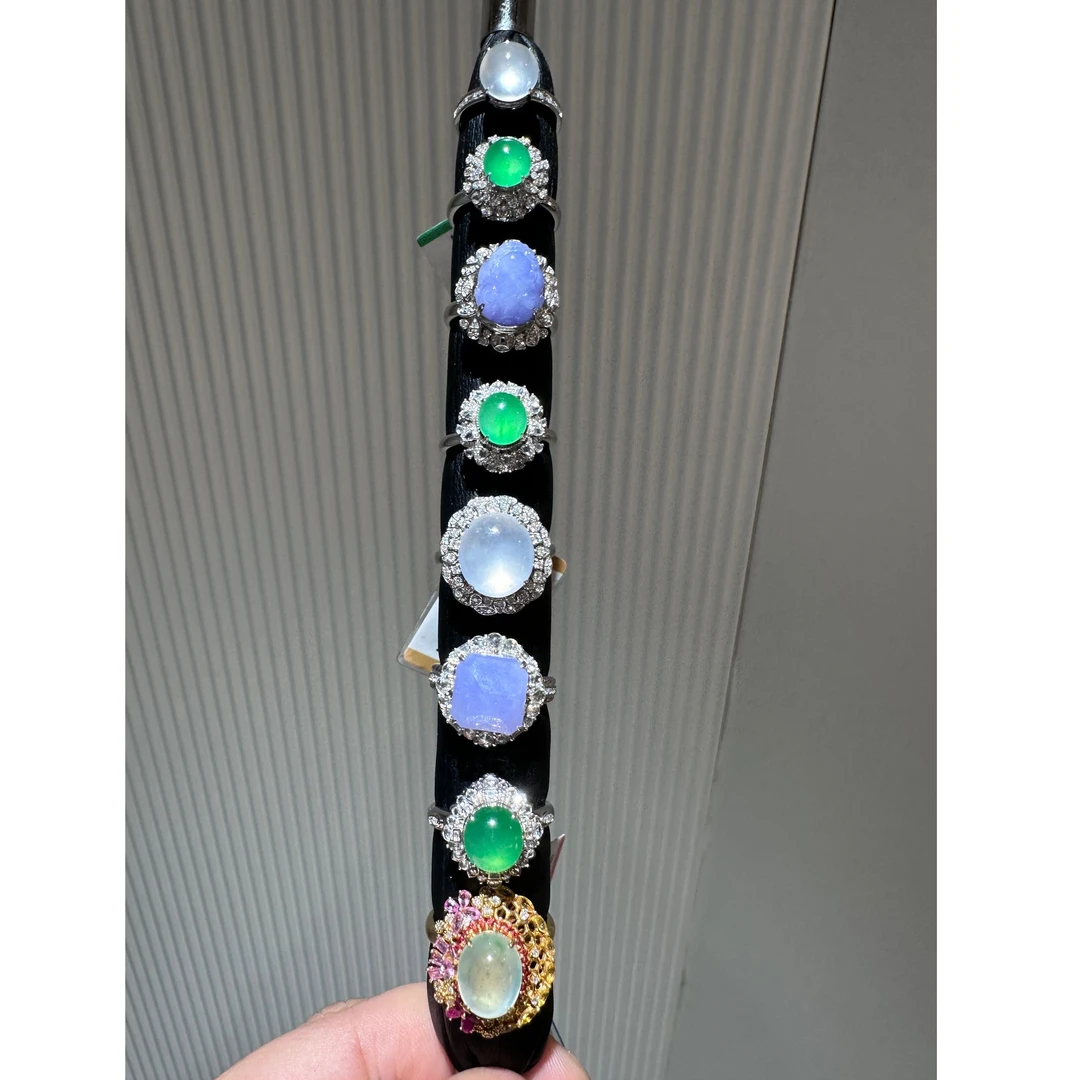 【彩虹盘】翡翠-多样性发其一|AL021|CXQ21