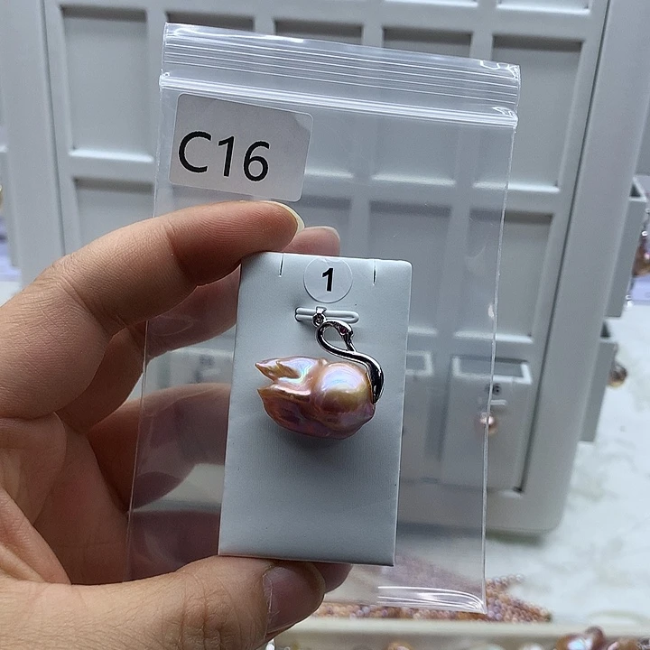 吊坠(不含链)合金淡水珍珠