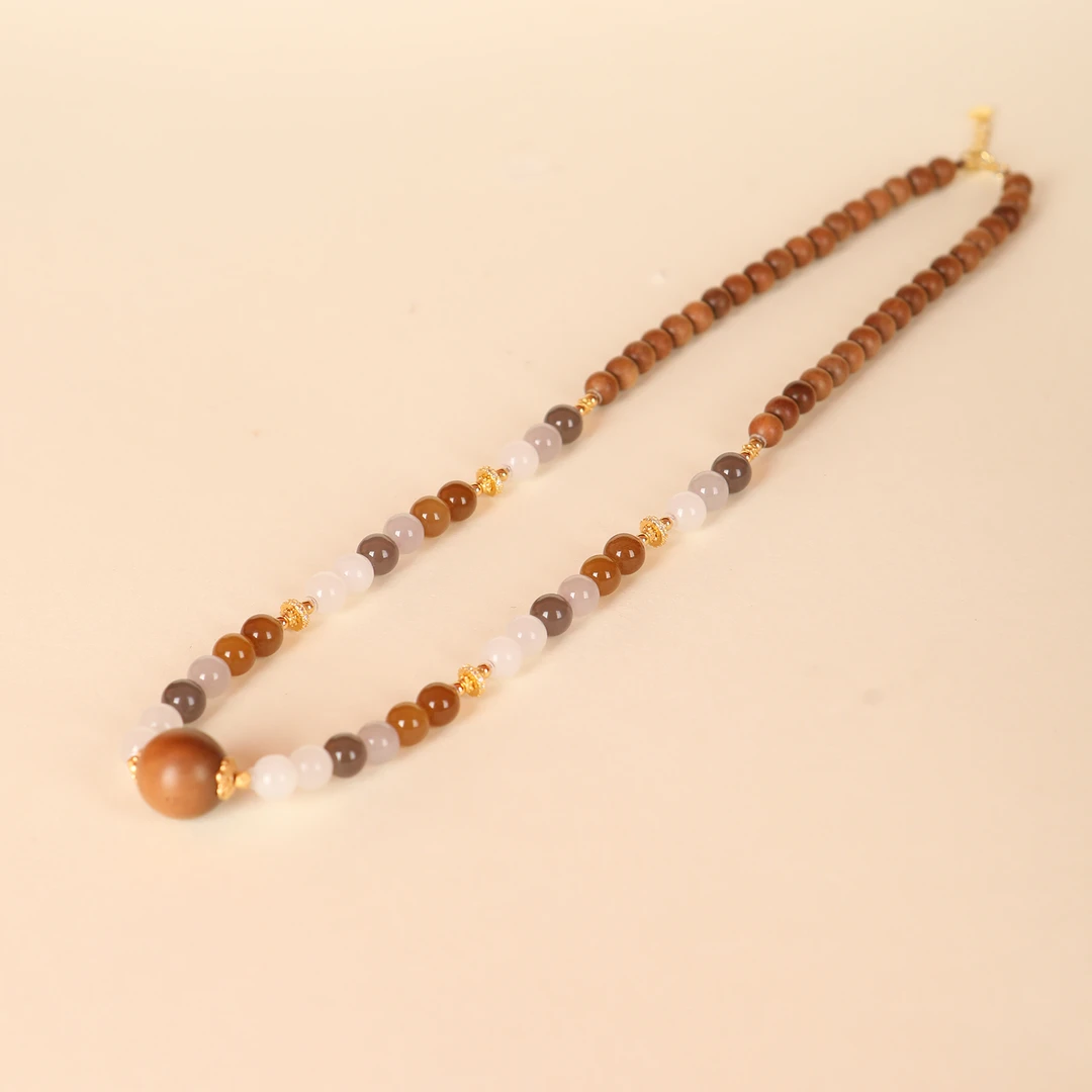 『乐小福』老山檀项链多样发货