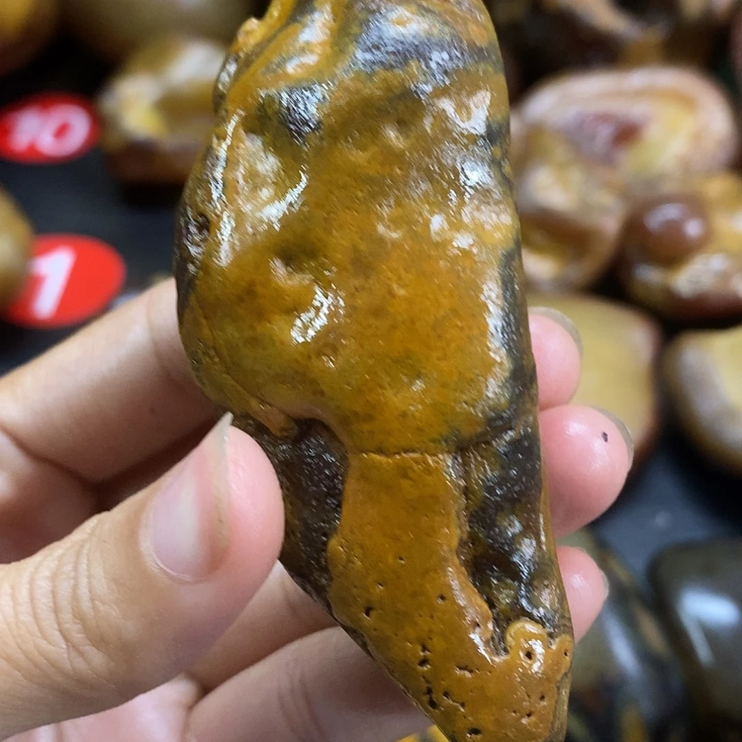 玛瑙/玉髓未镶嵌手把件