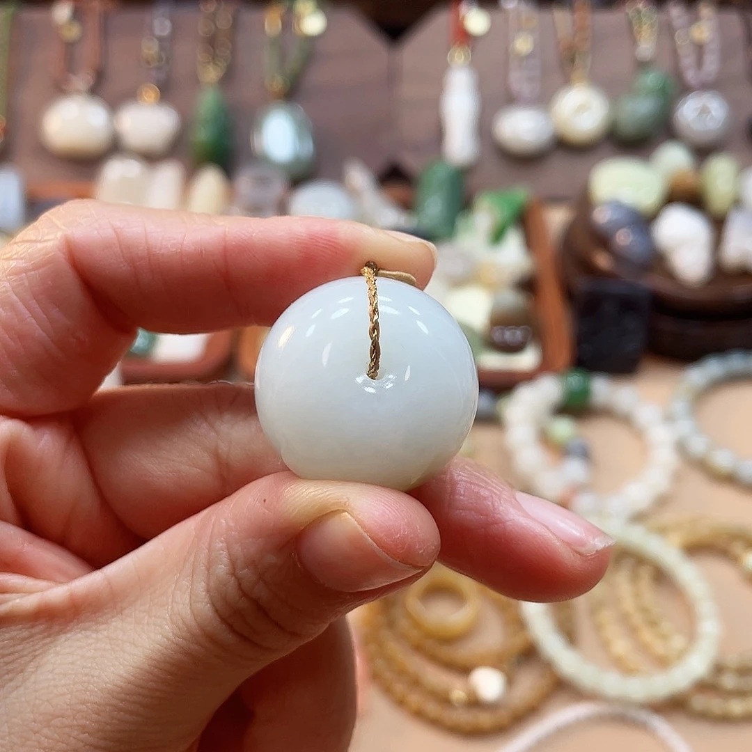 和田玉未镶嵌颈饰A****1