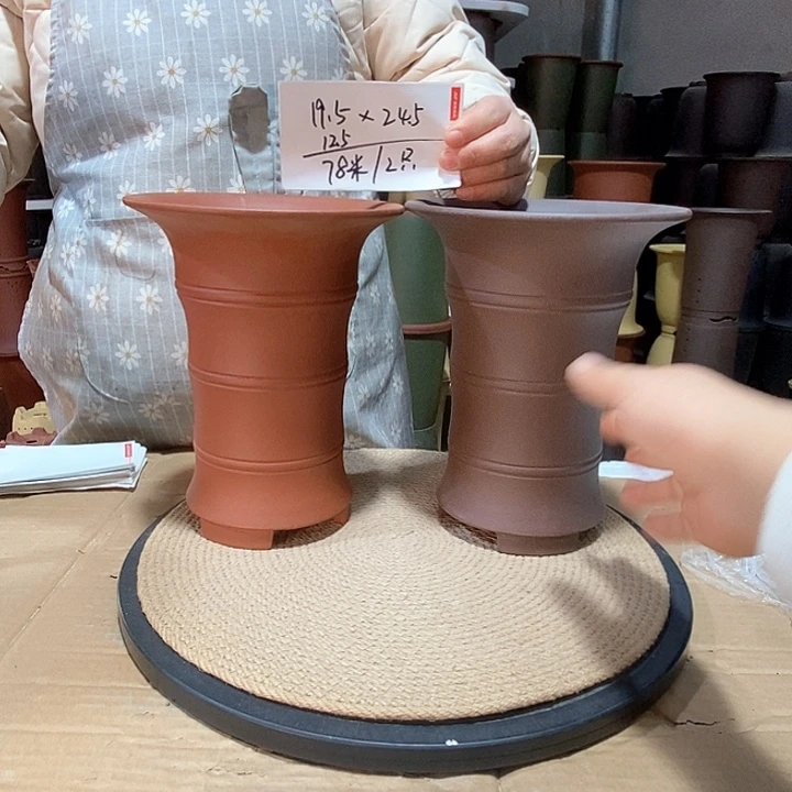 紫砂花盆紫砂花盆