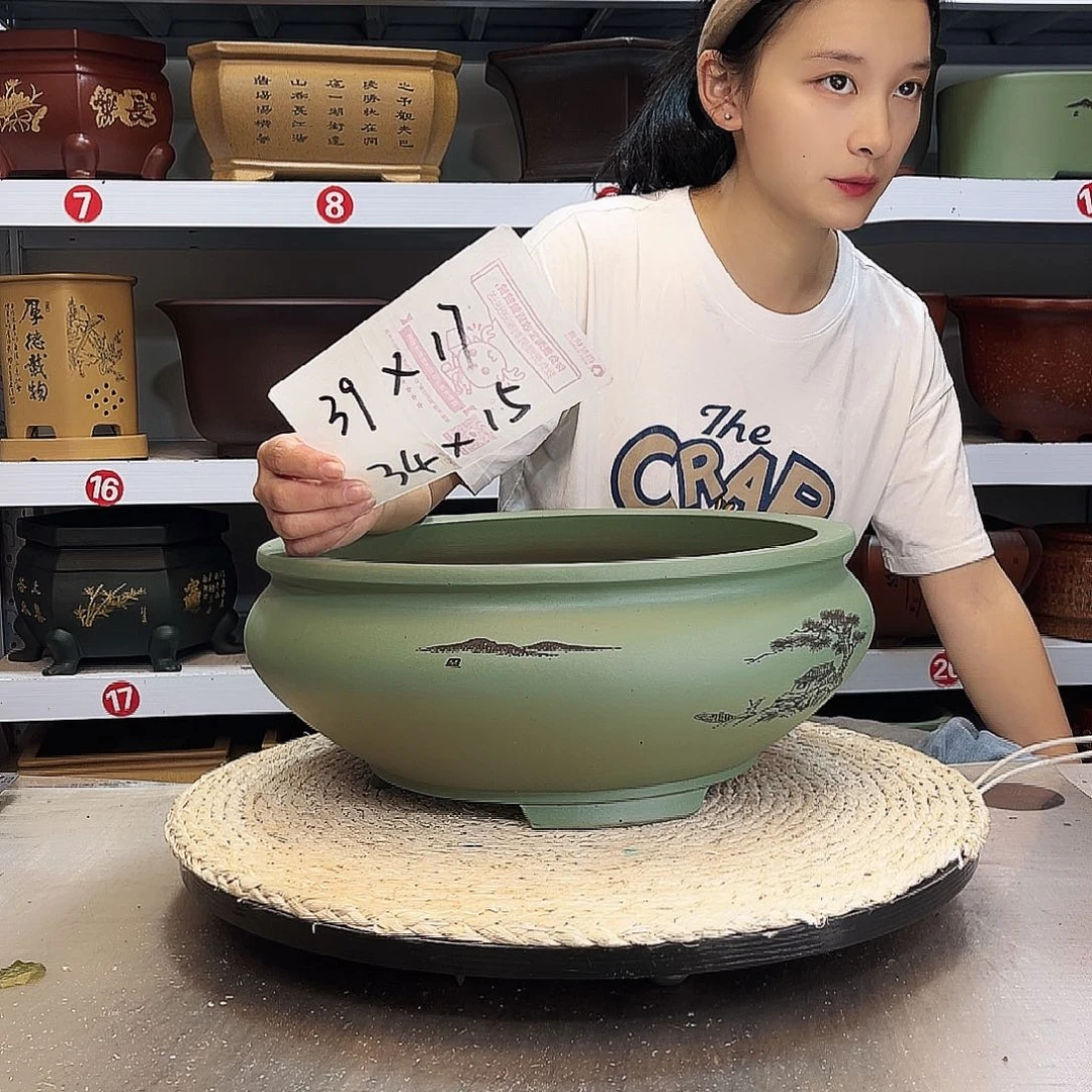 紫砂花盆紫砂花盆