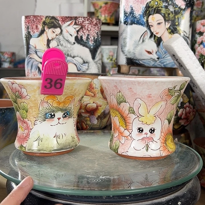 景德镇手绘花盆性价比超高