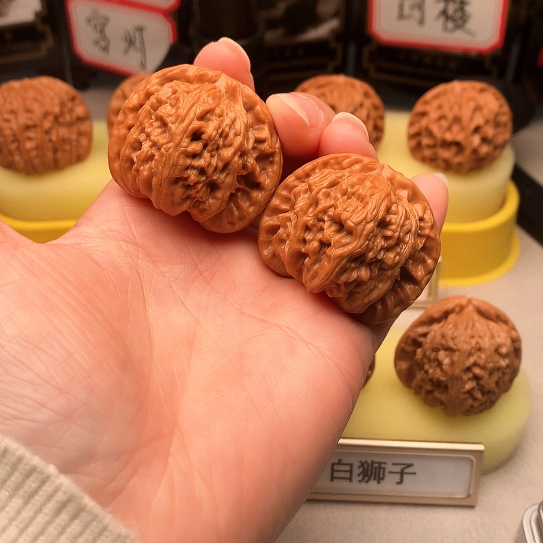 吊坠文玩核桃39尺白狮子15号