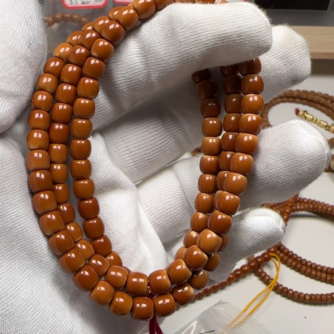 @***哥橄榄核手串老挝脖挂三花6.6福利
