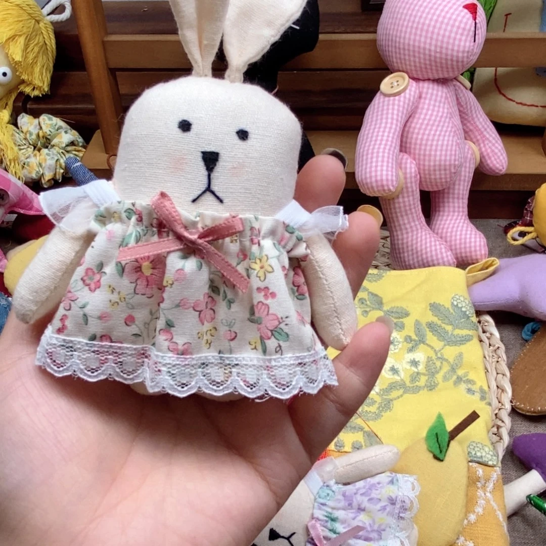 手作挂件粉色兔子
