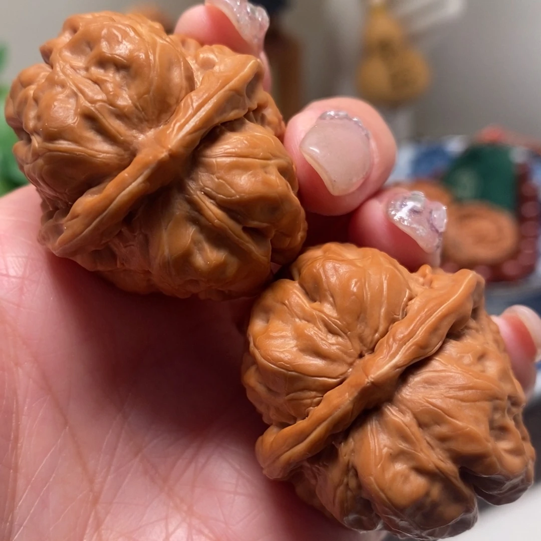 文玩核桃把件37尺寸全品蛤蟆头