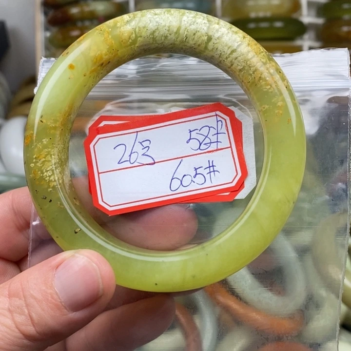 未镶嵌蛇纹石玉手绳