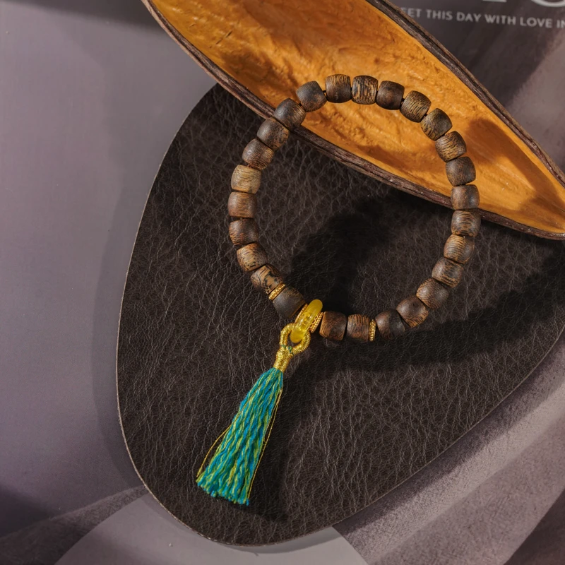 【心宽身安】 海南绿奇楠沉香手串（天然珠宝多样性发其一）