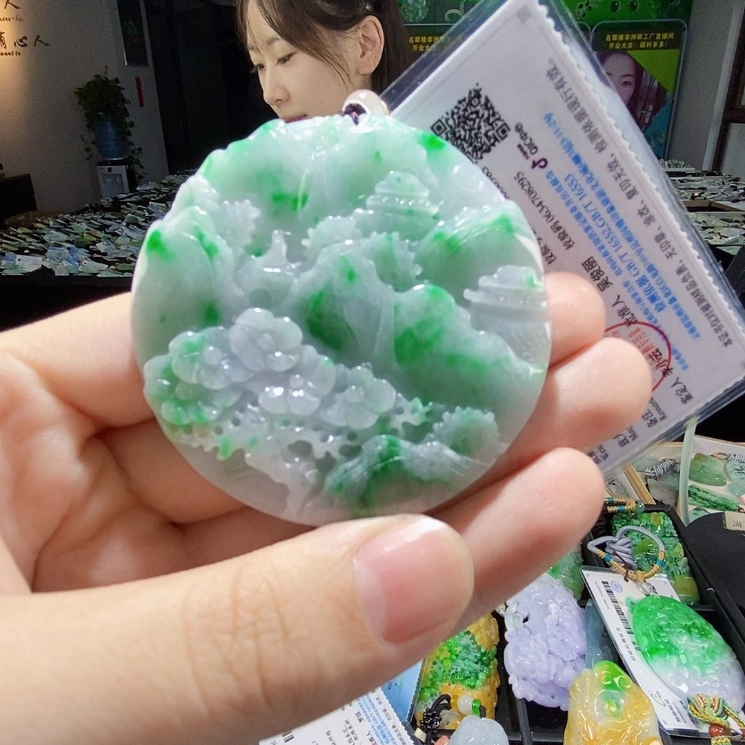 颈饰未镶嵌翡翠翡翠