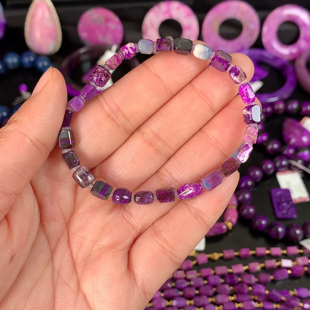 苏纪石（舒俱来）未镶嵌手串