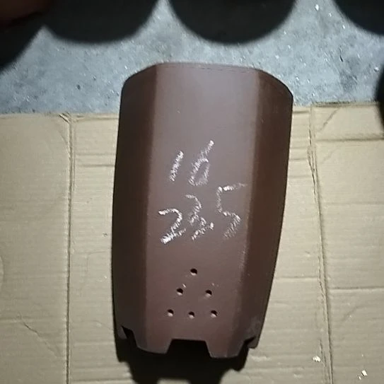 紫砂六方一个紫砂花盆