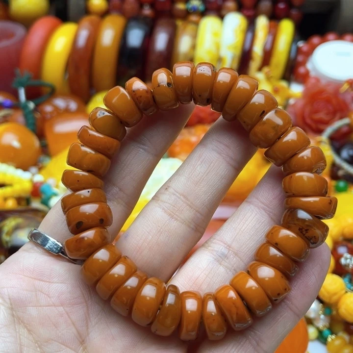 树脂制品黑*瑰4号算盘手串