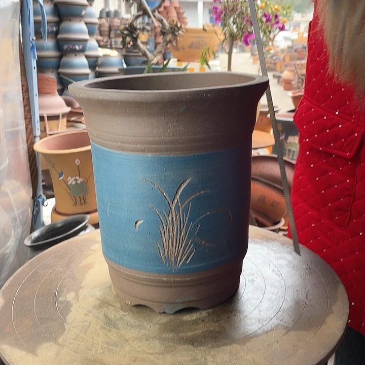 红陶宜兴紫砂24高栏