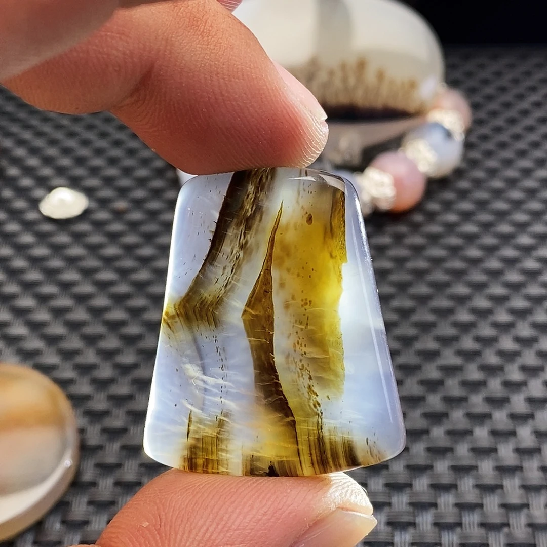 E***g玛瑙/玉髓未镶嵌吊坠(不含链)